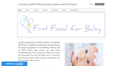 Desktop Screenshot of firstfoodforbaby.com